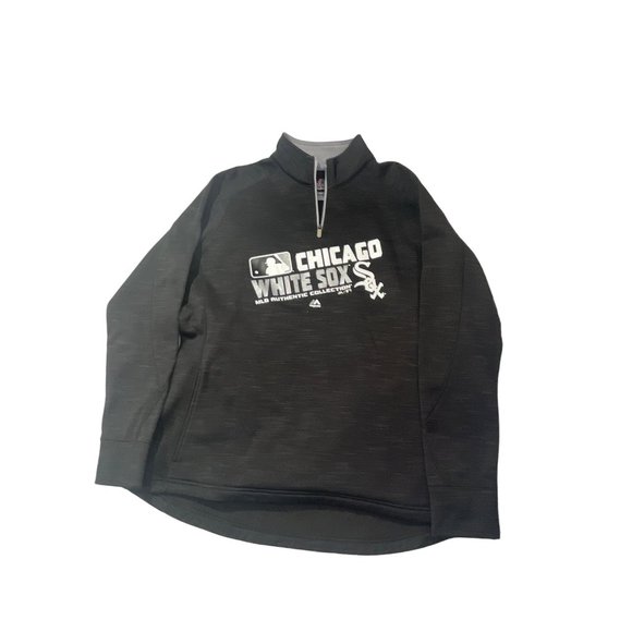 Chicago White Sox 1/4 Zip Majestic Thermal Base pullover Jacket men's XXLarge - Picture 1 of 15